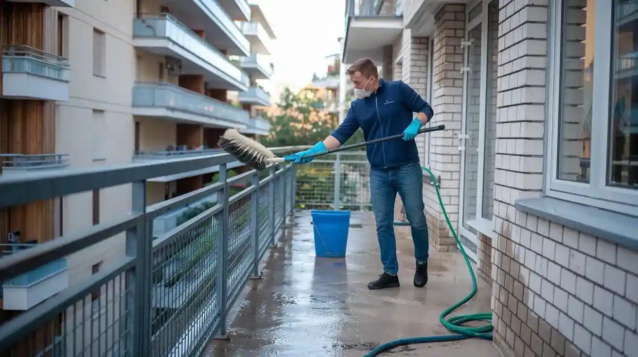 تزیین بالکن با وسایل ساده