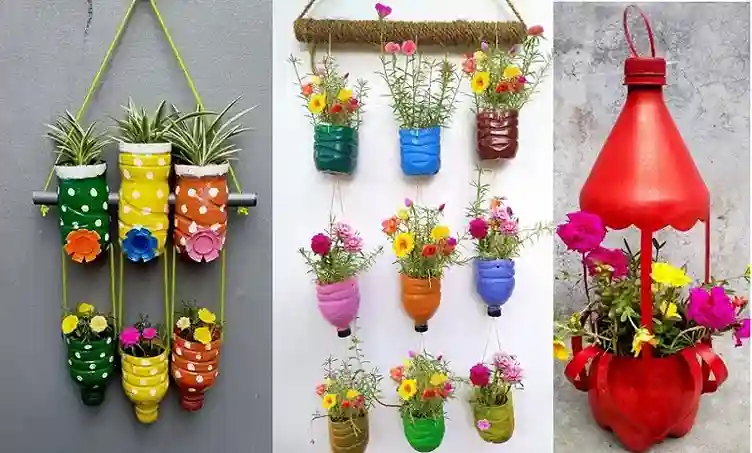 تزیین بالکن با وسایل دورریختنی