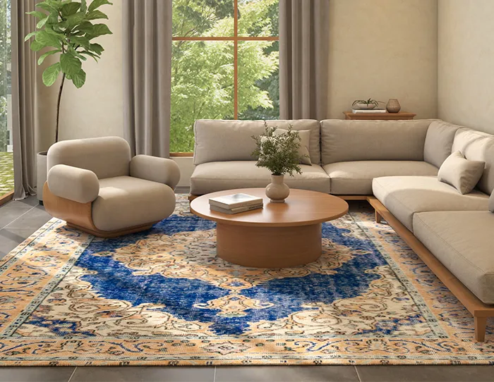 مبل کرم با چه فرشی ست میشه؟