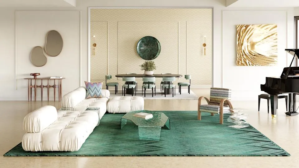 مبل کرم با چه فرشی ست میشه؟