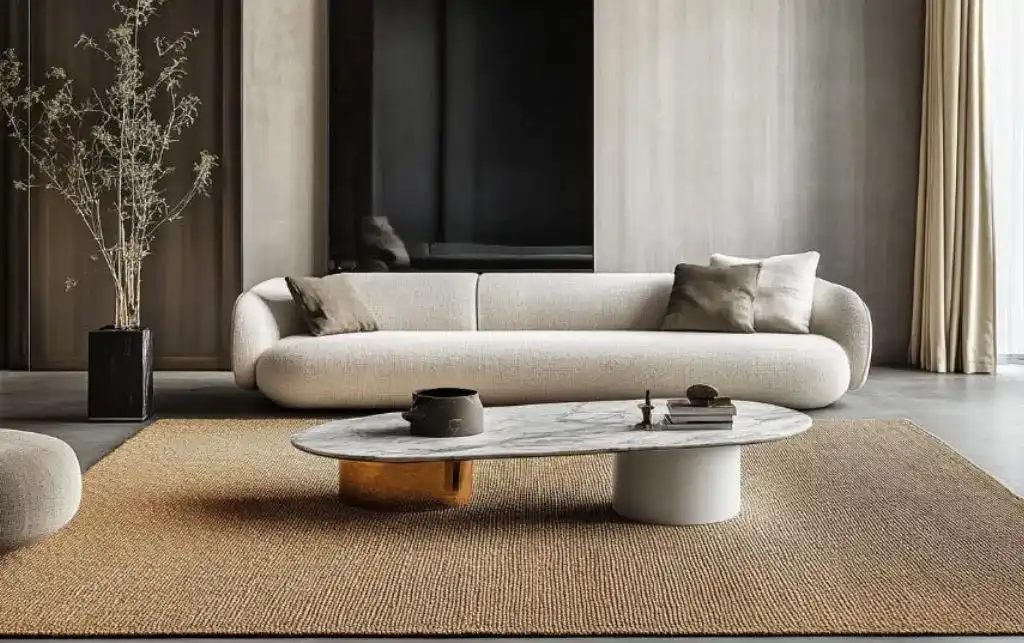 بهترین رنگ فرش برای مبل کرم