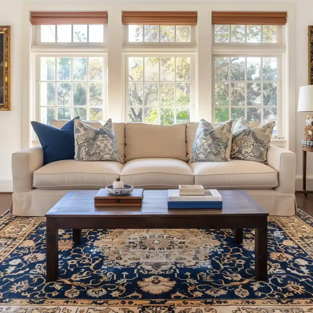 مبل کرم با چه فرشی ست میشه؟